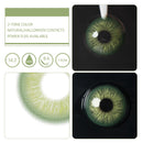 Unibling Adoring Green Contact Lenses for Eyes (1 Pair) - TUZZUT Qatar Online Shopping