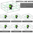 Multifunctional 3D 16 Lines 360 Laser Level 3° Self-leveling Machine USB Rechargeable Lithium Battery Leveling Tool with bag - LVM01 - TUZZUT Qatar Online Shopping