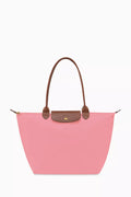 Long Handle Le Pliage Tote Bag Women's Handbag in Canvas (Large) Pink L1899619P64 - TUZZUT Qatar Online Shopping