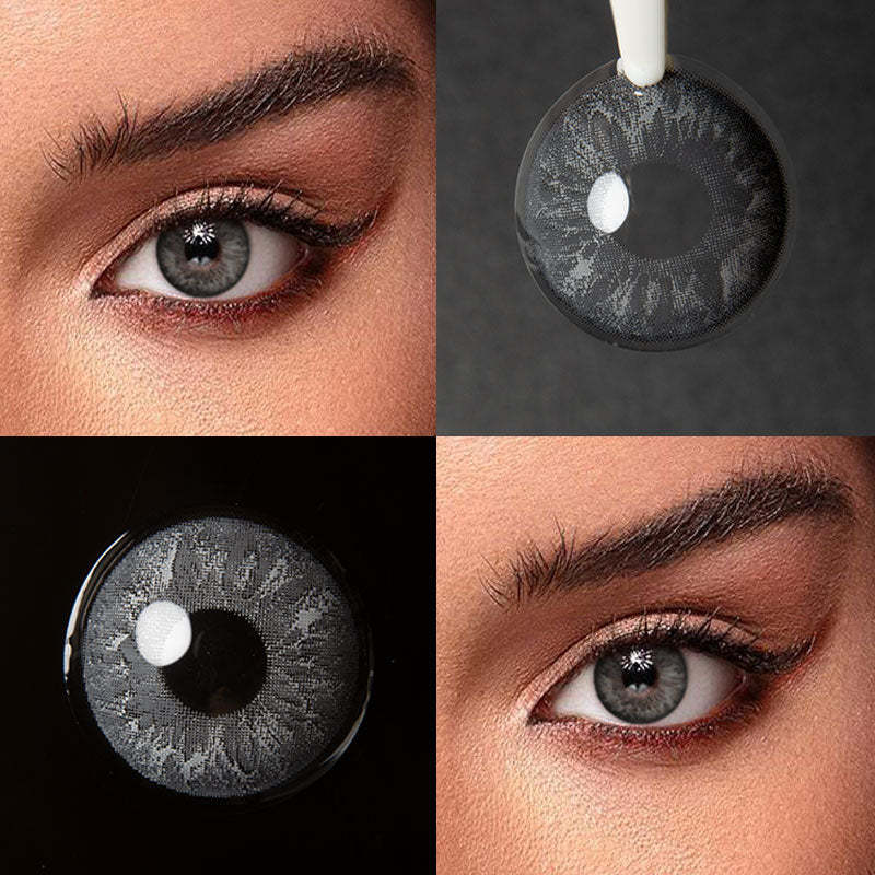 Unibling Marble Black Contact Lenses for Eyes (1 Pair) Unibling Marble Black Contact Lenses for Eyes (1 Pair)