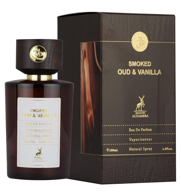 Smoked Oud & Vanilla EDP 100ml by Maison Alhambra - TUZZUT Qatar Online Shopping