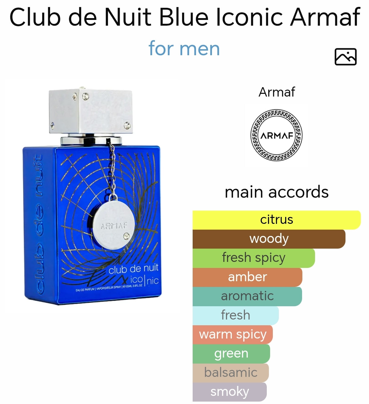 Armaf Club De Nuit Iconic EDP 105ml | Inspired by Bleu De Chanel Armaf Club De Nuit Iconic EDP 105ml | Inspired by Bleu De Chanel