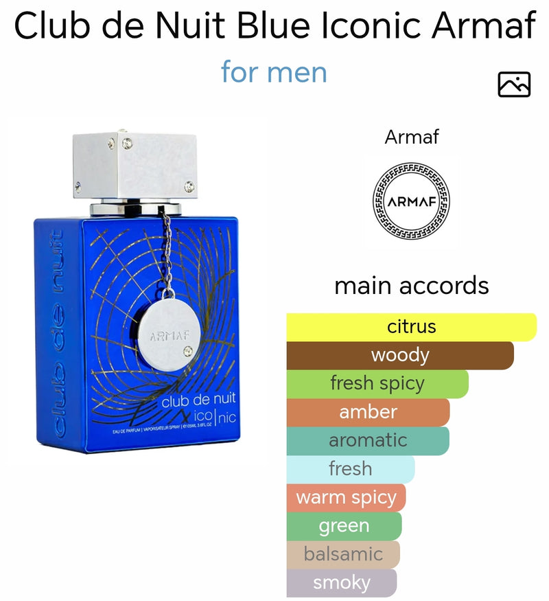 Armaf Club De Nuit Iconic EDP 105ml | Inspired by Bleu De Chanel - TUZZUT Qatar Online Shopping