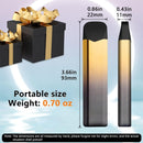 Metal USB Rechargeable  Two-sided Cigarette Lighter Ultra Thin - 3060 - TUZZUT Qatar Online Shopping