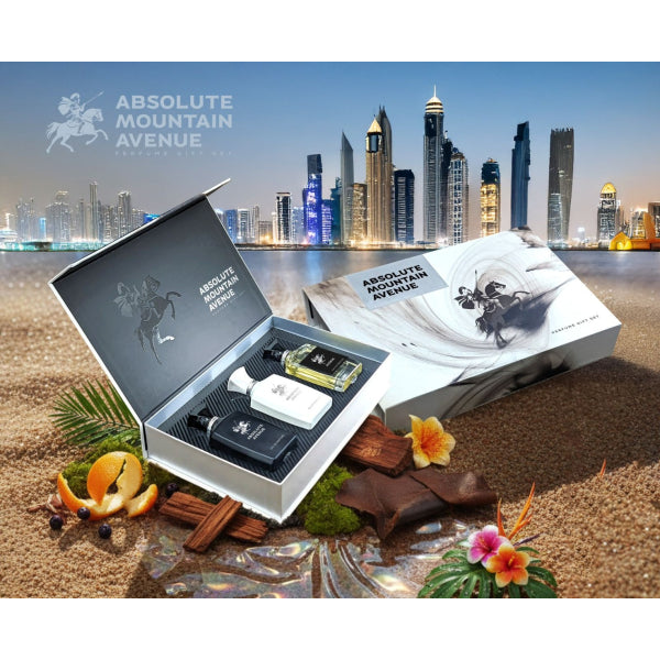 Absolute Mountain Avenue Men's Perfume 3-Piece Gift Set (3 x 100ML)