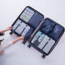 10 Pcs Set Travel Packing Luggage Organizer Bags - TUZZUT Qatar Online Shopping