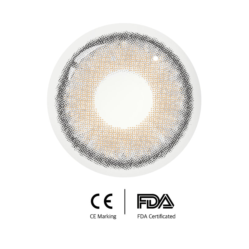 Unibling Dubai Gray Contact Lenses for Eyes (1 Pair) - TUZZUT Qatar Online Shopping