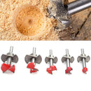 5 Pcs Alloy Steel Hinge Hole Cutter Set - TL1234 - TUZZUT Qatar Online Shopping