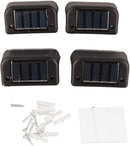 16 Pcs Solar Outdoor Step Light - Waterproof LED Deck Light Outdoor Stair Lamp - TUZZUT Qatar Online Shopping