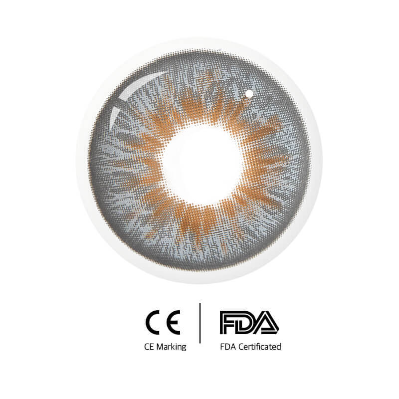 Unibling Wolf Gray Contact Lenses for Eyes (1 Pair) Unibling Wolf Gray Contact Lenses for Eyes (1 Pair)