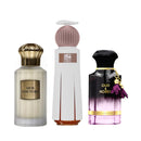 Oud Couture EDP 100ml + Marj EDP 60ml + Oud & Roses EDP 60ml by Ahmed Al Maghribi Perfumes for Unisex - Bundle Pack - TUZZUT Qatar Online Shopping