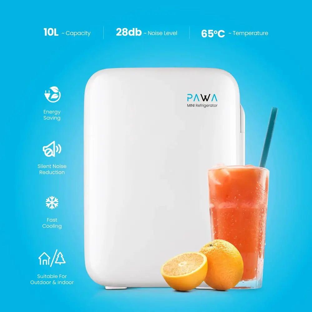 PAWA 10L Mini Refrigerator / Energy Saving with Dual Cooling and Heating Functions PAWA 10L Mini Refrigerator / Energy Saving with Dual Cooling and Heating Functions