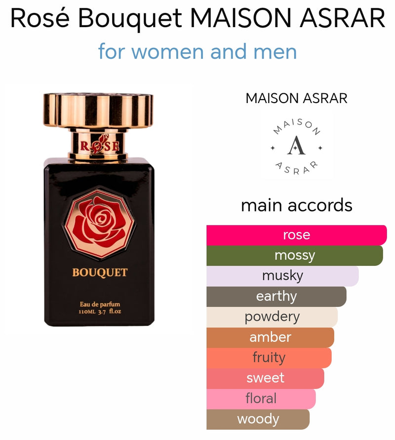 Maison Asrar ROSÉ BOUQUET – EDP 110ml | Inspired by Delina Exclusif Parfums de Marly - TUZZUT Qatar Online Shopping