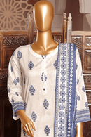 Ayzal 3 PIECE - DIGITAL PRINTED CHIKANKARI LAWN Suit - CL353 - TUZZUT Qatar Online Shopping