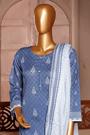 Ayzal 3 PIECE - DIGITAL PRINTED CHIKANKARI LAWN Suit - CL348 - TUZZUT Qatar Online Shopping