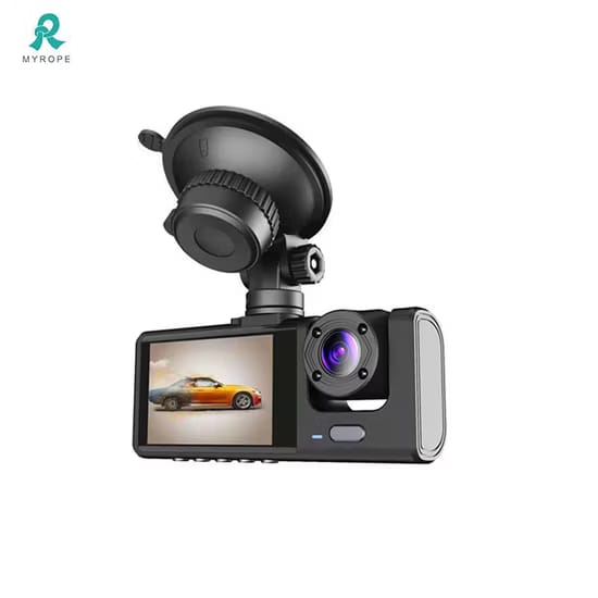 Car Dash Cam DVR HD 1080P 2-Lens Front + Inside Vehicle Dash Cam - DC568 - TUZZUT Qatar Online Shopping