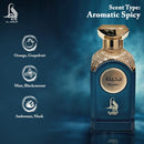 Al Absar Divine Muhit EDP Perfume 100ml – Unisex Luxurious & Long-Lasting Scent - TUZZUT Qatar Online Shopping