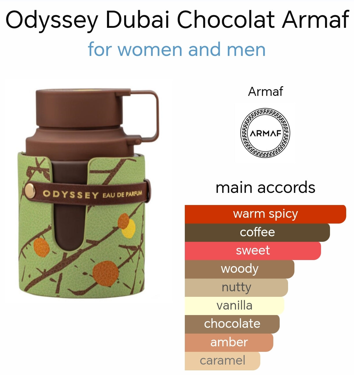 Armaf Odyssey Dubai Chocolat Gourmand Edition EDP Spray 100ml Armaf Odyssey Dubai Chocolat Gourmand Edition EDP Spray 100ml