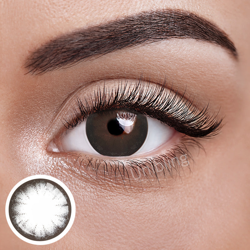 Unibling Baby Doll Brown Contact Lenses for Eyes (1 Pair) Unibling Baby Doll Brown Contact Lenses for Eyes (1 Pair)