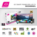 Skill Tech 43 Inch Frameless 4K Uhd Android Smart Led Television - SK4340S4KFL - TUZZUT Qatar Online Shopping