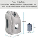 Inflatable Travel Neck Pillow with Valve – Compact Airplane & Office Support - TUZZUT Qatar Online Shopping