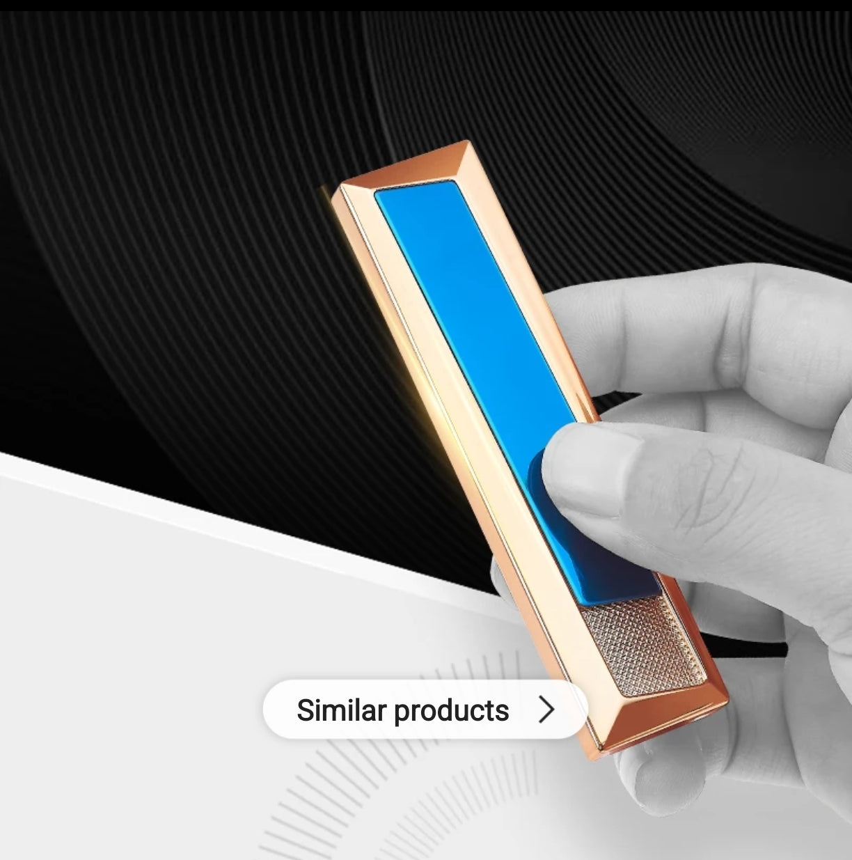 Ultra Thin Metal USB Rechargeable Cigarette Lighter - YQ057-3060 Ultra Thin Metal USB Rechargeable Cigarette Lighter - YQ057-3060