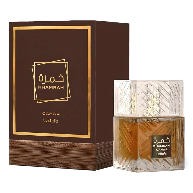 Khamrah, Khamrah Qahwa & Khamrah Dukhan EDP Sprays 100ml by Lattafa | Three Expressions of Indulgence: Bold, Gourmand & Mysteriously Rich - TUZZUT Qatar Online Shopping
