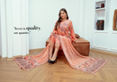 BINT-E-NOOR Mehrima CHIFFON Luxury Collection | Embroidered Readymade Stitched Party wear | CH-02 - TUZZUT Qatar Online Shopping