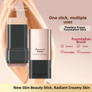 Korean Style Foundation Stick Double-Headed with Brush Stick Waterproof Sweat-Proof Long-lasting Foundation Stick 20g - TUZZUT Qatar Online Shopping