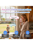 2-Pcs Kids Video Walkie Talkies with Camera & LCD Screen – Rechargeable, No WiFi/SIM, Long-Range Intercom Toy (Blue & Pink) - TUZZUT Qatar Online Shopping
