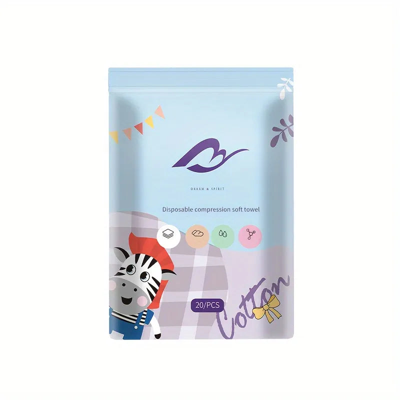 20pcs Compressed Towel Sheets - Disposable Travel Towels Wipes Napkin 20pcs Compressed Towel Sheets - Disposable Travel Towels Wipes Napkin