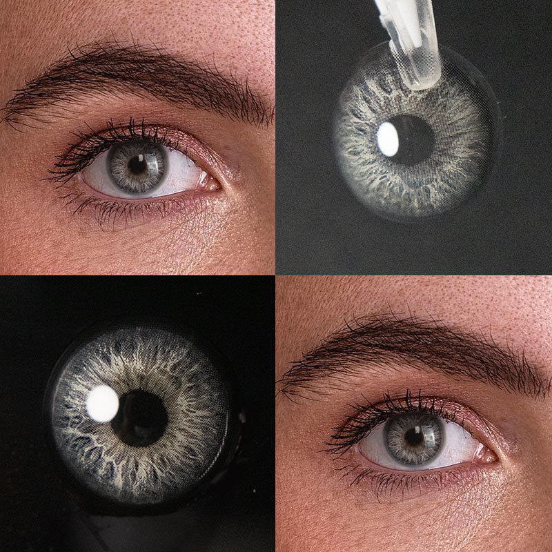 Unibling Flirting Grey Contact Lenses for Eyes (1 Pair) Unibling Flirting Grey Contact Lenses for Eyes (1 Pair)