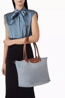Long Handle Le Pliage Tote Bag Women's Handbag in Canvas Grey L1899619P55 - TUZZUT Qatar Online Shopping