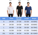 Slimming and Shaping Undershirt, Compression Shirt Short Sleeve, Ion Shaping Vest for Men - TUZZUT Qatar Online Shopping