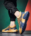 Newbella Men's Rover Sneakers Shoes SA3961KH - Khaki - TUZZUT Qatar Online Shopping