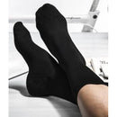 2 Pairs Cotton Mid Cut Casual Crew Socks S564 - TUZZUT Qatar Online Shopping