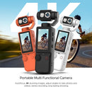 Air Tab Pocket 4K Ultra HD Action Camera | 180° Manual Flip Lens | Built-in Fill Light | with Tripod - TUZZUT Qatar Online Shopping