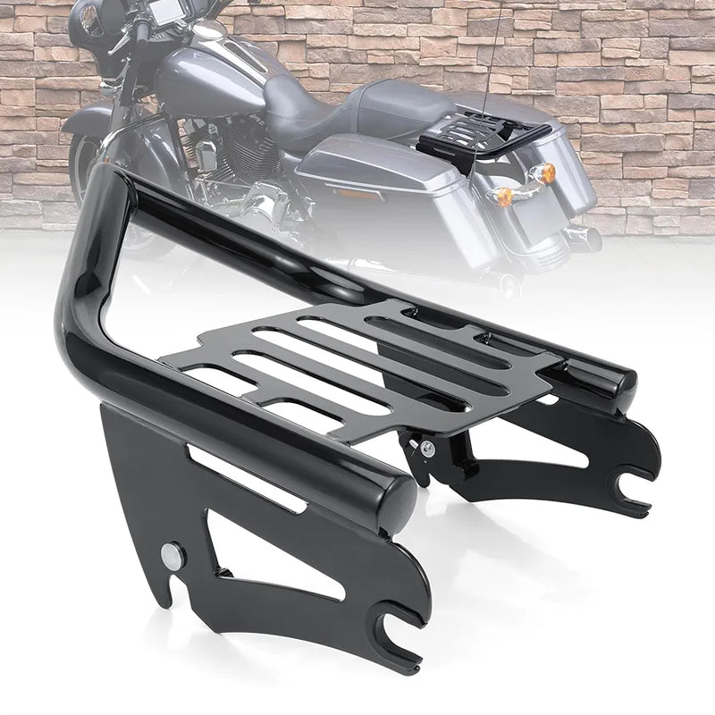 Motorcycle Detachable Rear Luggage Rack Bracket Kit for Harley Davidson Touring Street Glide Road King Road Glide Electra Glide 2009-2024 - TUZZUT Qatar Online Shopping