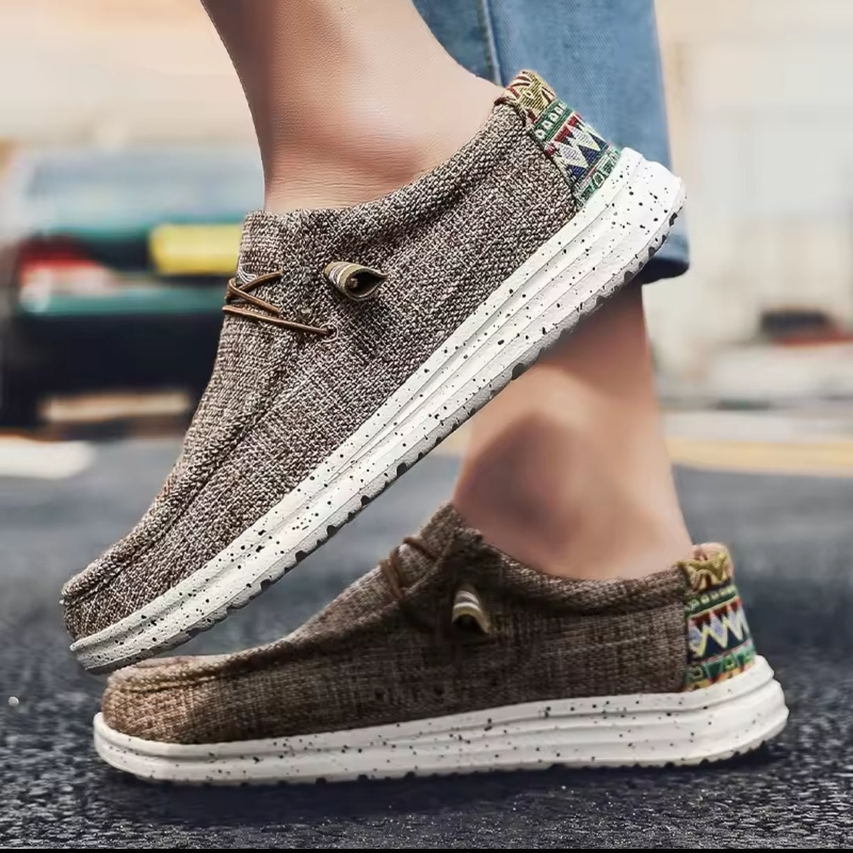 Luxury Men's Casual Denim Canvas Shoes (Size-43) CLS434 Luxury Men's Casual Denim Canvas Shoes (Size-43) CLS434
