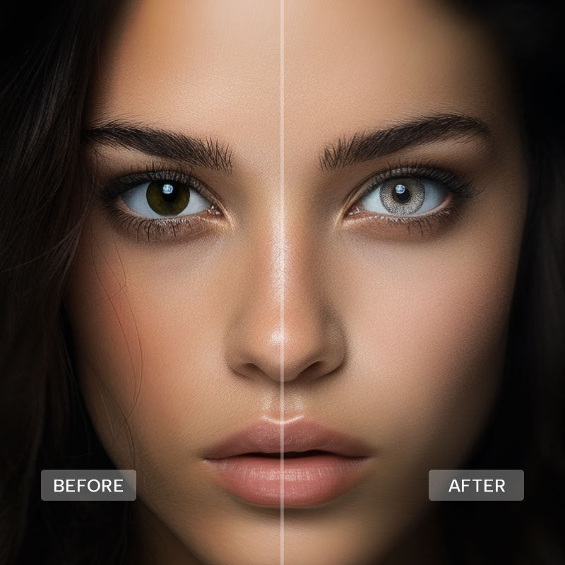 Unibling Dubai Gray Contact Lenses for Eyes (1 Pair) Unibling Dubai Gray Contact Lenses for Eyes (1 Pair)