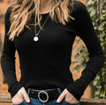 Women's Knitted Roundneck Sweater - RNS02