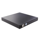 USB 2.0 Portable Slim External DVD-RW/CD-RW Optical Disc Drive Reader Writer Player - TUZZUT Qatar Online Shopping