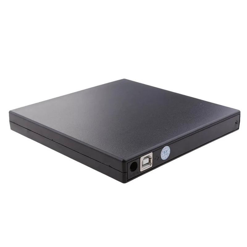 USB 2.0 Portable Slim External DVD-RW/CD-RW Optical Disc Drive Reader Writer Player - TUZZUT Qatar Online Shopping