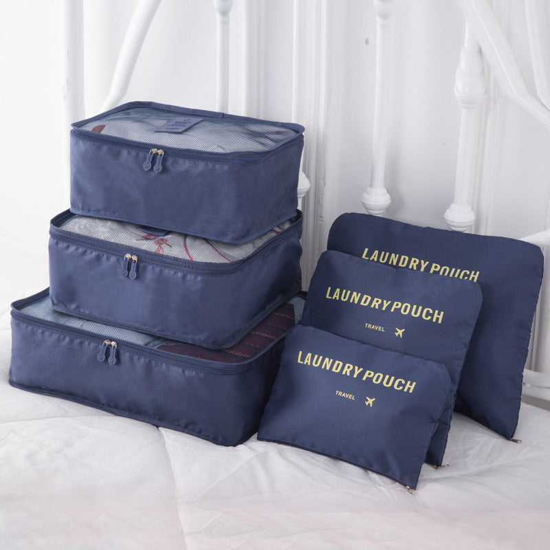 6 Pcs Travel Storage Bags Multi-functional Clothing Sorting Packages B-102 6 Pcs Travel Storage Bags Multi-functional Clothing Sorting Packages B-102