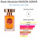 Maison Asrar ROSÉ ABSOLUTE – EDP 110ml | Inspired by Roses Vanille Mancera - TUZZUT Qatar Online Shopping