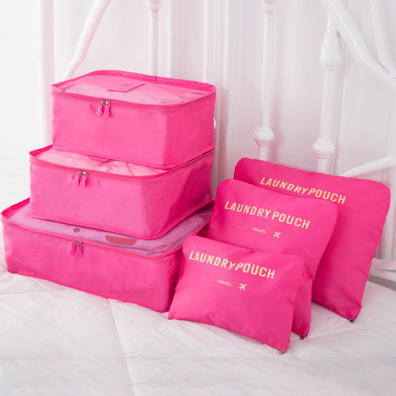 6 Pcs Travel Storage Bags Multi-functional Clothing Sorting Packages B-102 6 Pcs Travel Storage Bags Multi-functional Clothing Sorting Packages B-102