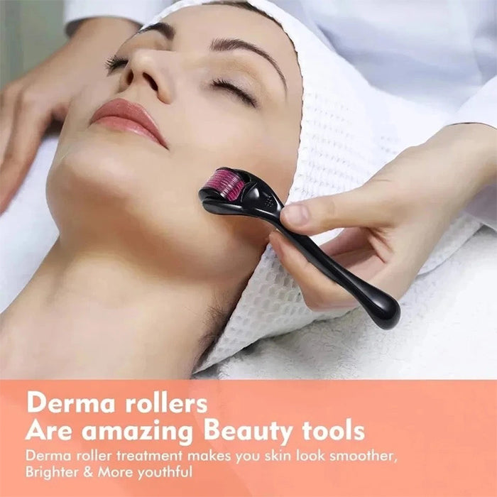 Derma Roller with 540 Stainless Alloy Needles - TUZZUT Qatar Online Shopping