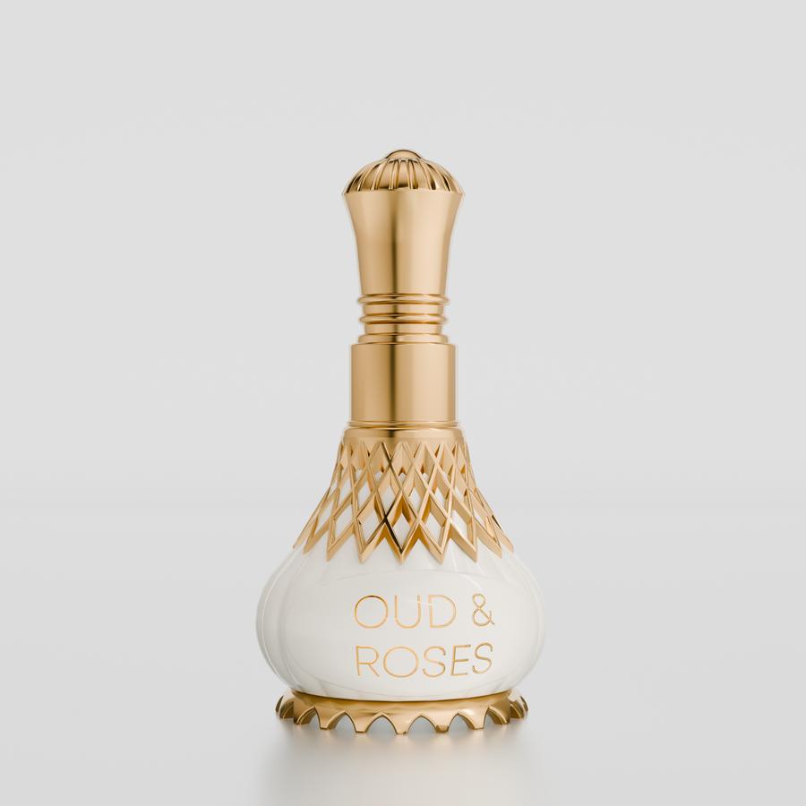 Al Nuaim Oudh & Roses 9.9ML Attar Roll-On Perfume Al Nuaim Oudh & Roses 9.9ML Attar Roll-On Perfume