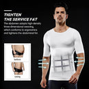 Slimming and Shaping Undershirt, Compression Shirt Short Sleeve, Ion Shaping Vest for Men - TUZZUT Qatar Online Shopping