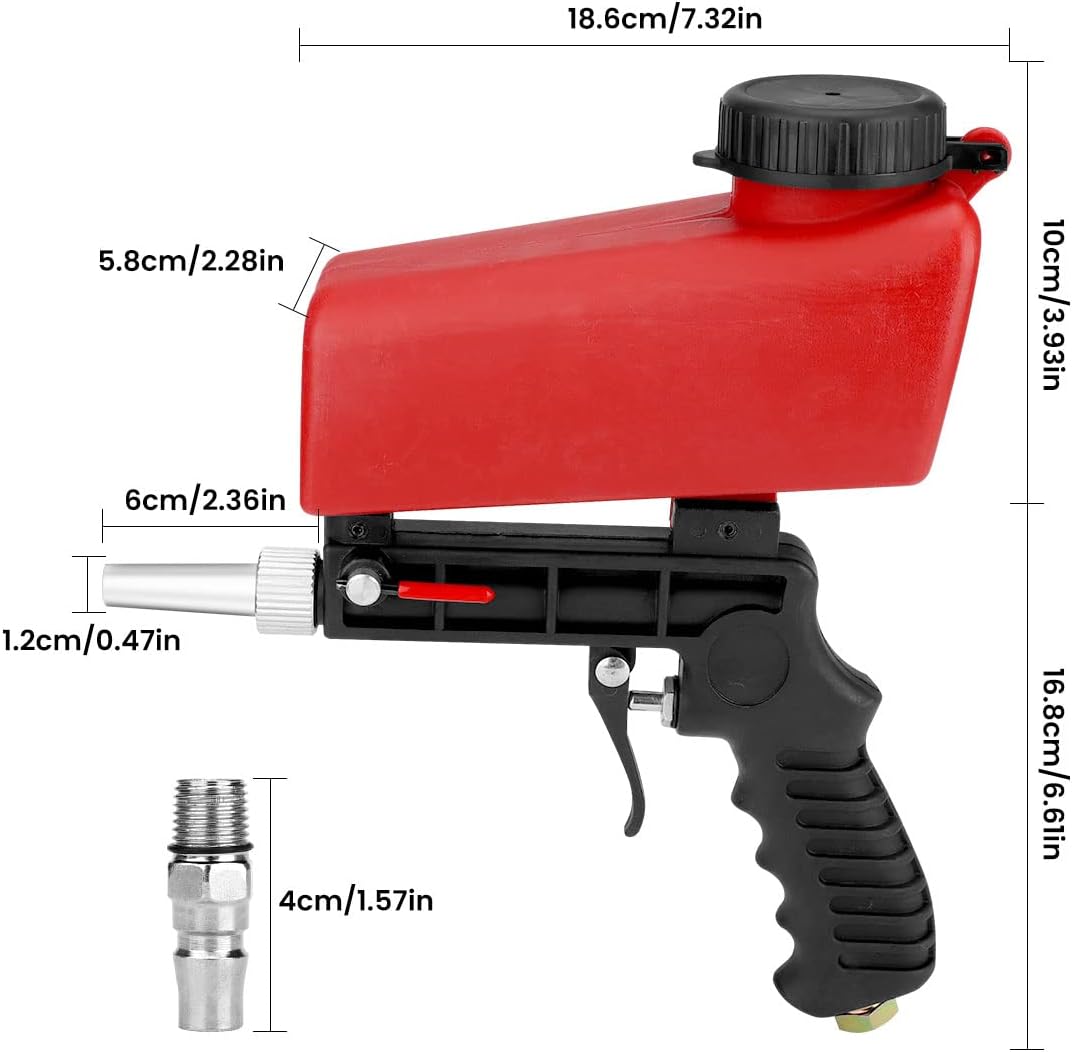 Gravity Feed Spot Sand Blaster Gun Gravity Feed Spot Sand Blaster Gun